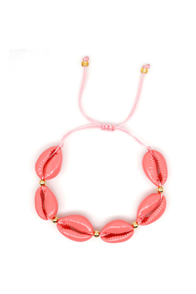 Pink shell sale bracelet